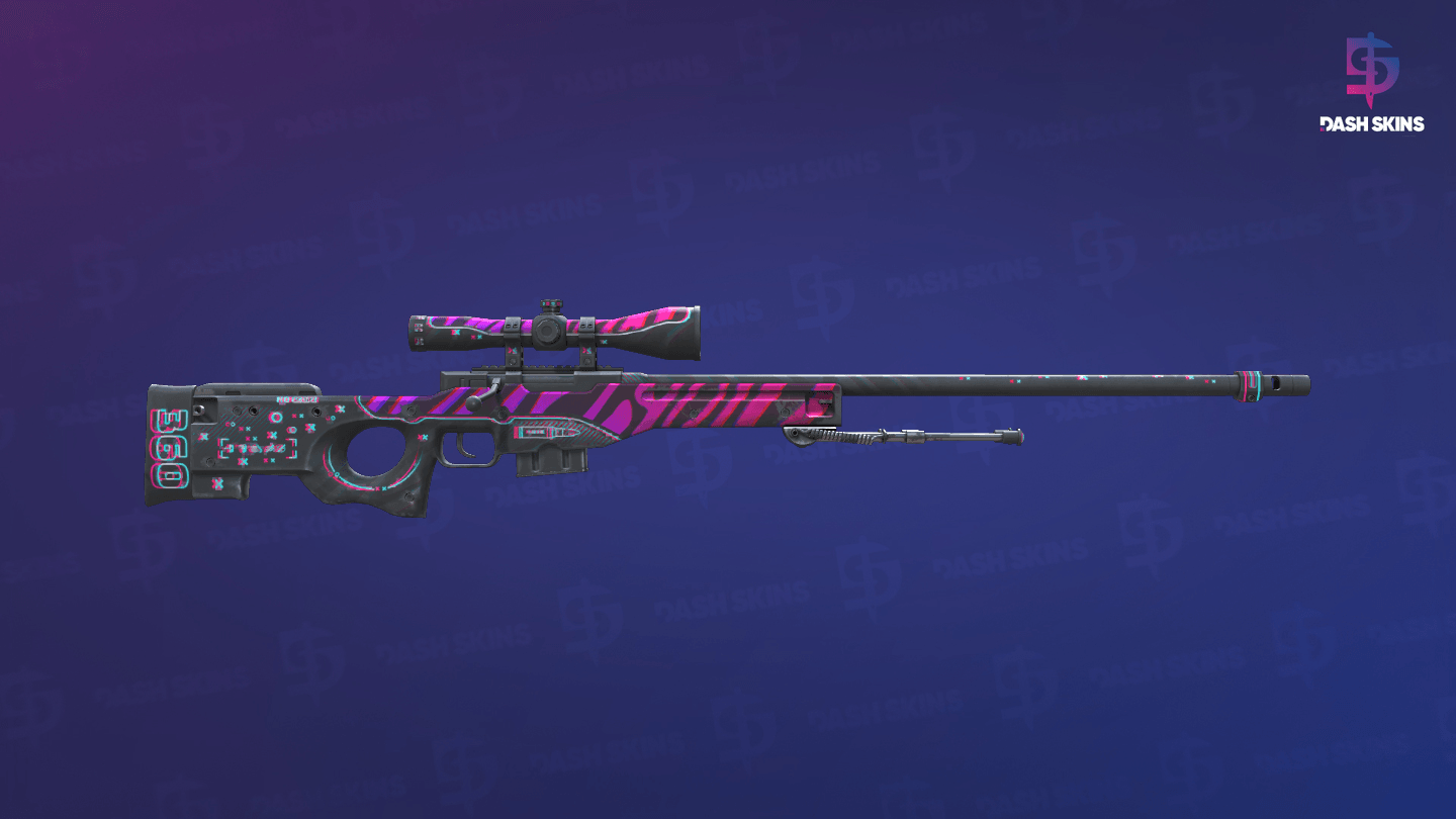 AWP | Chromatic Aberration (Field-Tested) - Backside Screenshot