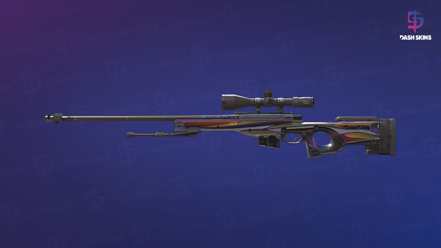AWP | Chrome Cannon (Well-Worn) - Frontside Screenshot