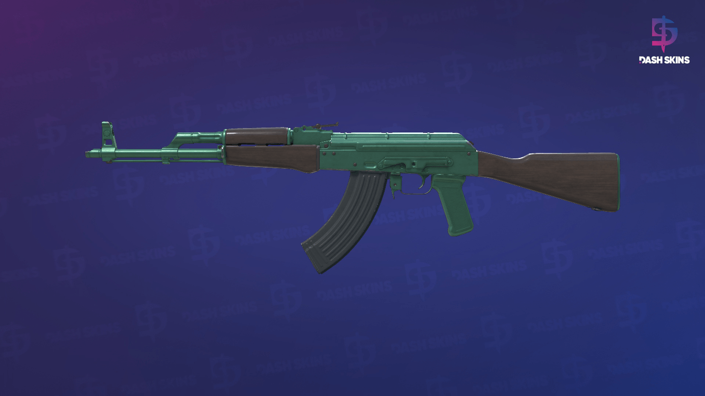 AK-47 | Wintergreen (Minimal Wear) - Frontside Screenshot