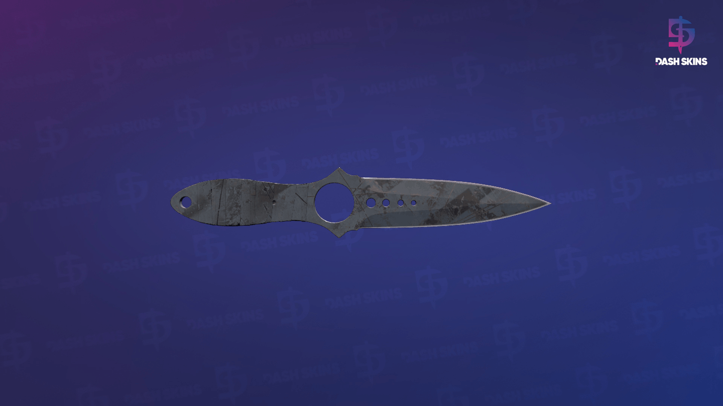 ★ Skeleton Knife | Night Stripe (Battle-Scarred) - Frontside Screenshot
