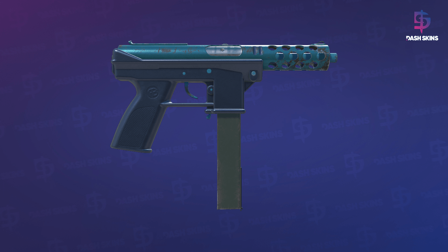Tec-9 | Blue Blast (Field-Tested) - Backside Screenshot