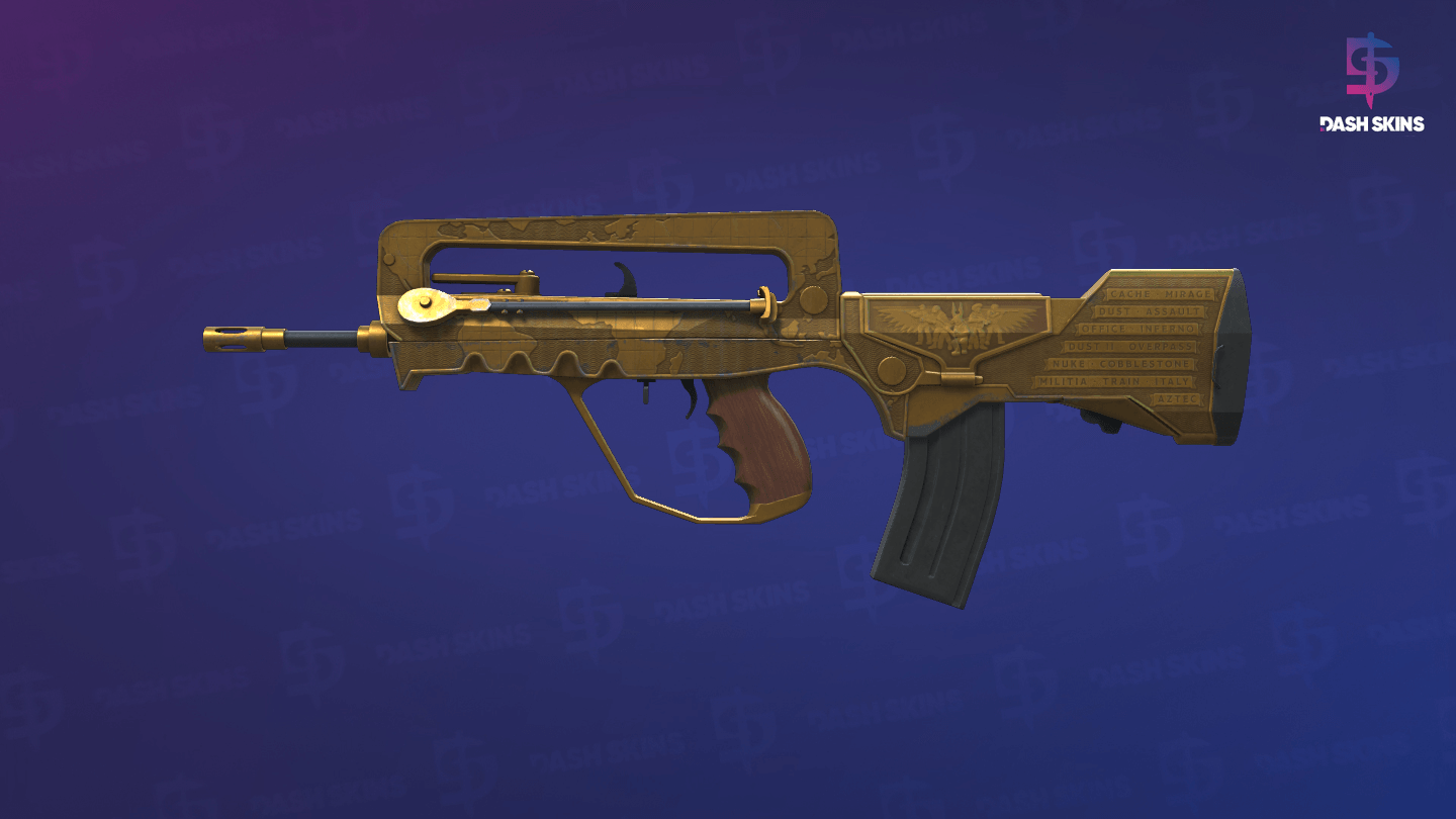 FAMAS | Commemoration (Battle-Scarred) - Frontside Screenshot
