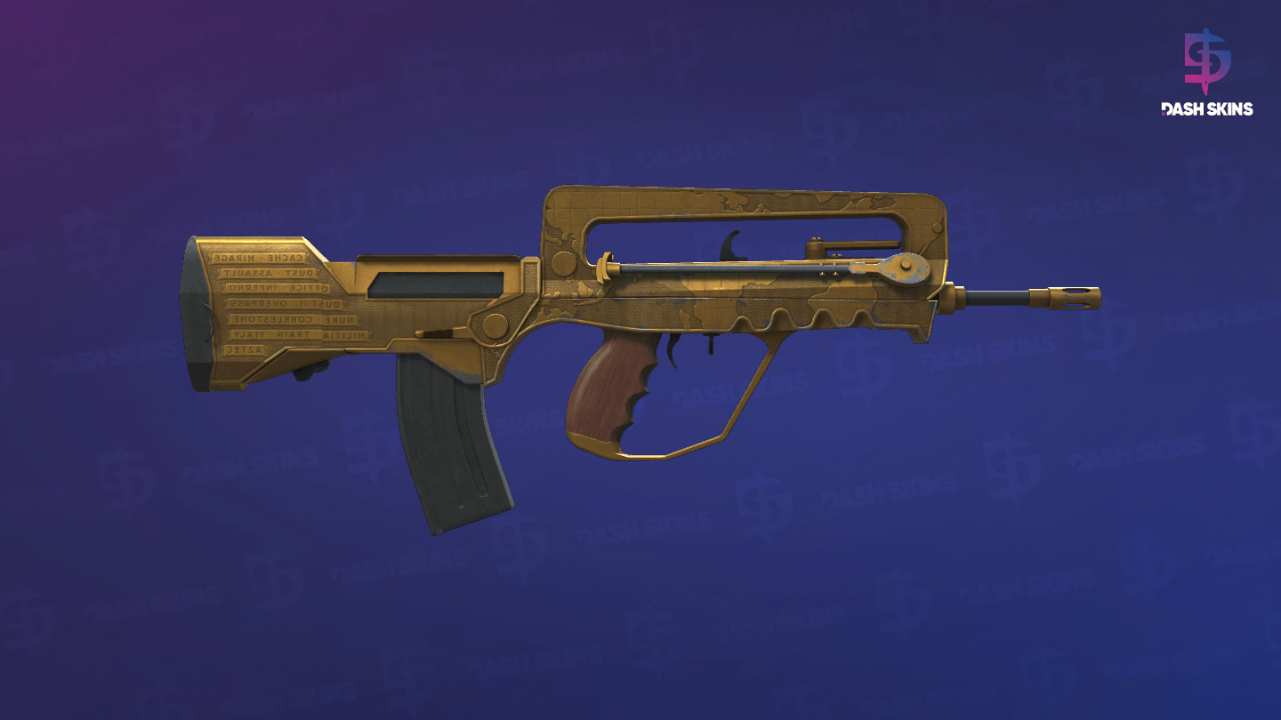 FAMAS | Commemoration (Battle-Scarred) - Backside Screenshot