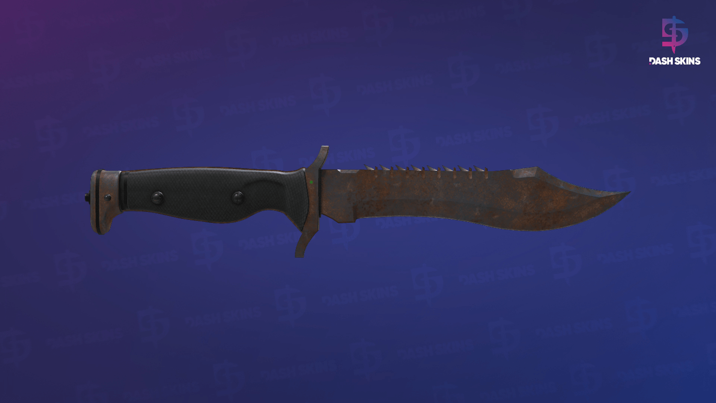 ★ Bowie Knife | Rust Coat (Battle-Scarred) - Frontside Screenshot