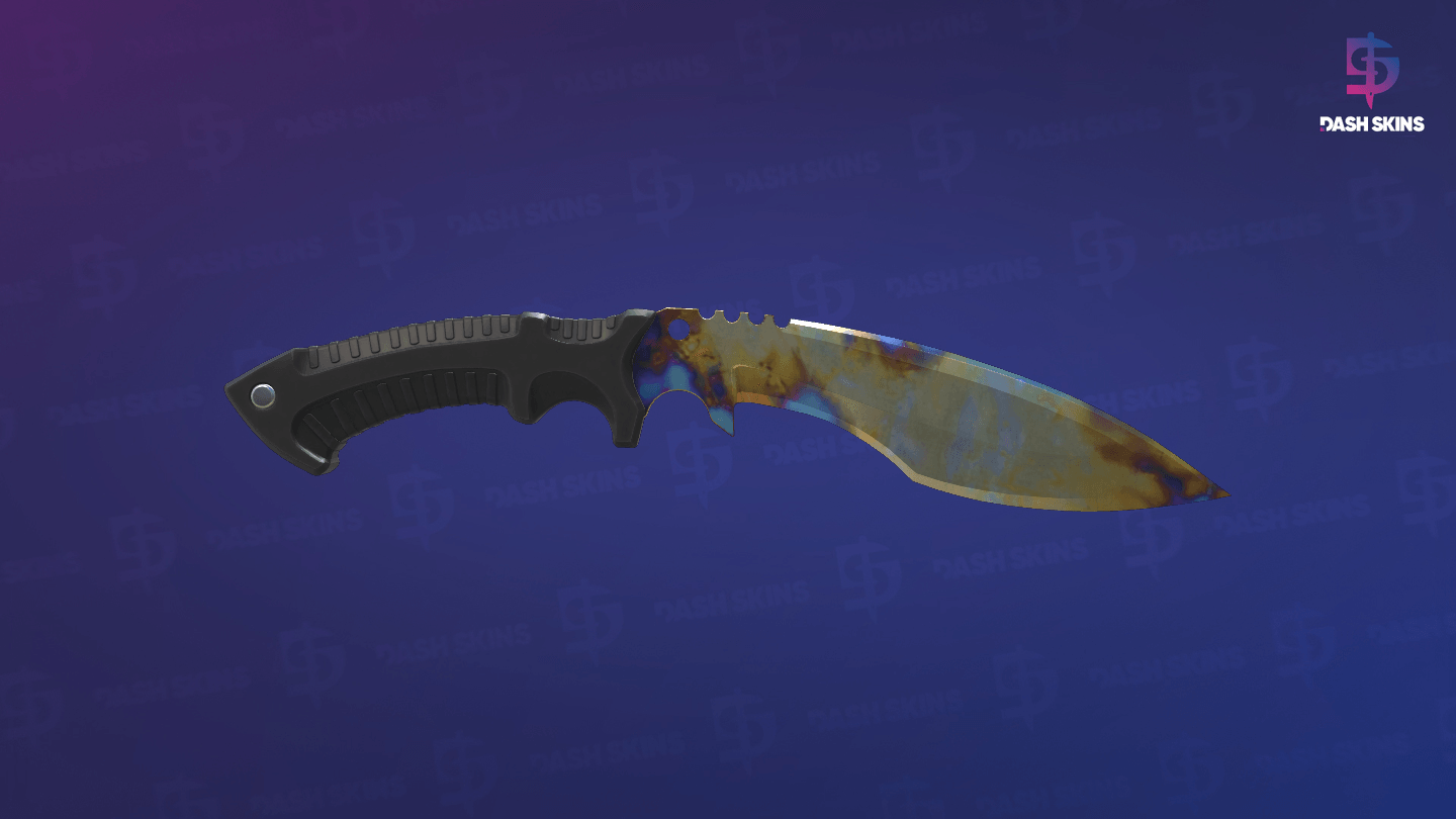 ★ Kukri Knife | Case Hardened (Minimal Wear) - Frontside Screenshot