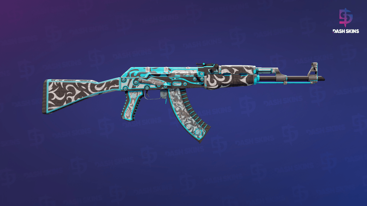 AK-47 | Frontside Misty (Well-Worn) - Backside Screenshot