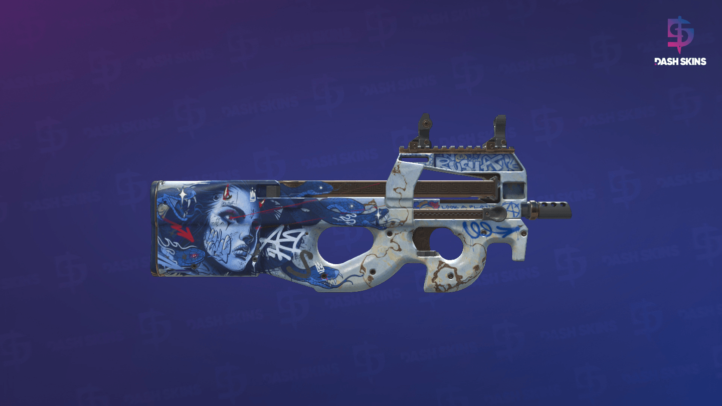 Comprar P90 | Olhar Mortal (Bem Desgastada) CS2 | Receba