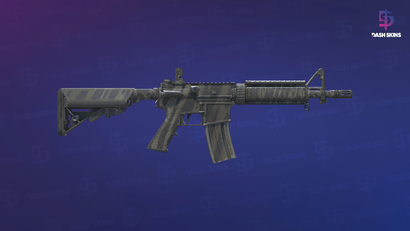 M4A4 | Faded Zebra (Field-Tested) - Backside Screenshot
