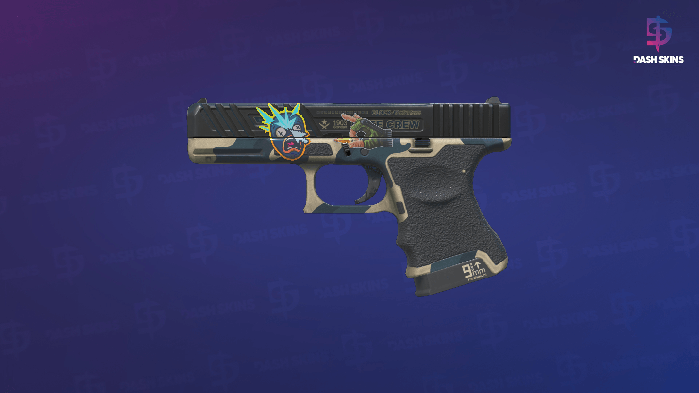 Glock-18 | Winterized (Minimal Wear) - Frontside Screenshot