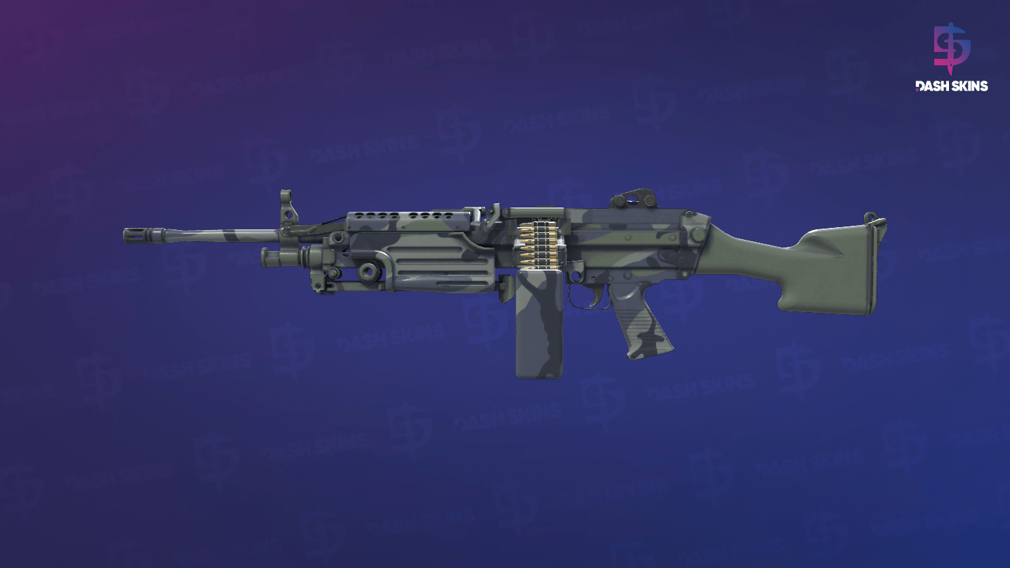 M249 | Sage Camo (Factory New) - Frontside Screenshot
