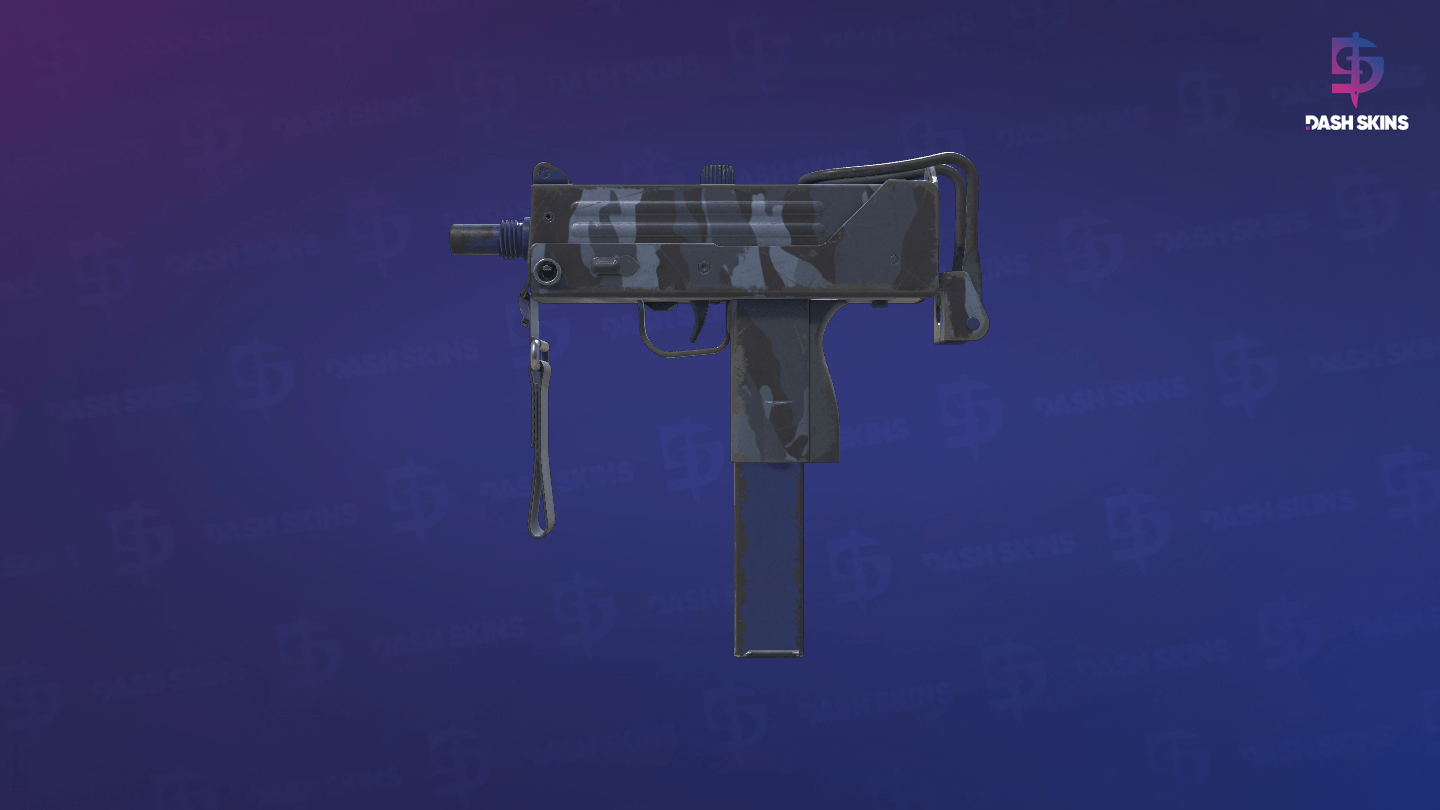 MAC-10 | Storm Camo (Field-Tested) - Frontside Screenshot