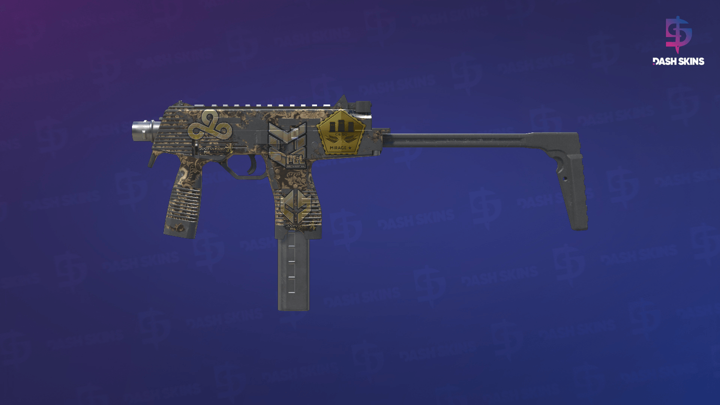 Souvenir MP9 | Music Box (Battle-Scarred) - Frontside Screenshot