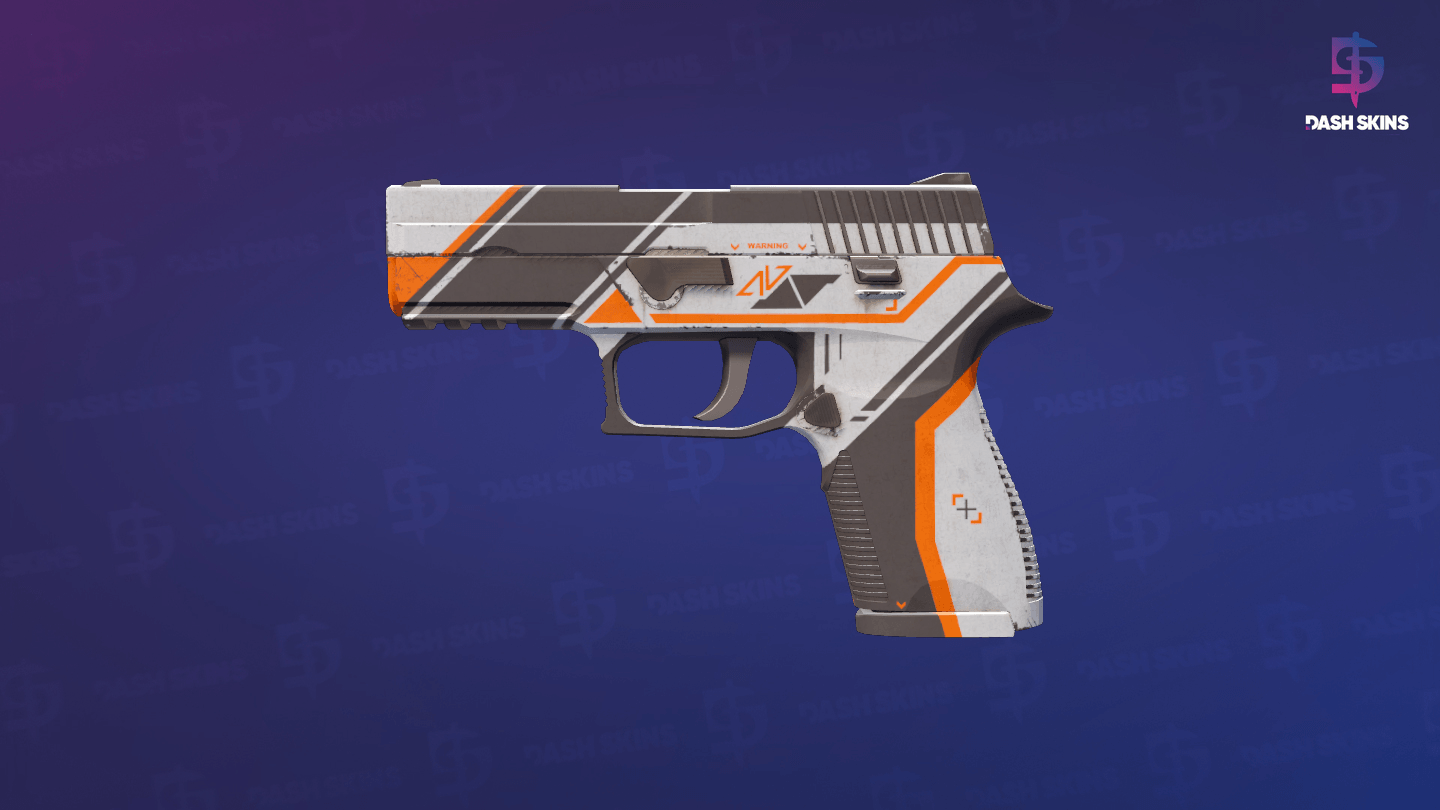 P250 | Asiimov (Battle-Scarred) - Frontside Screenshot