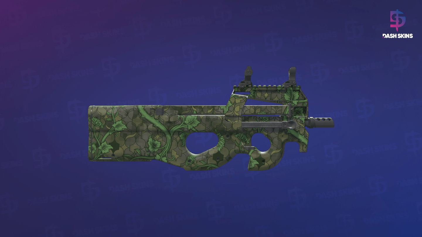 Souvenir P90 | Verdant Growth (Factory New) - Backside Screenshot