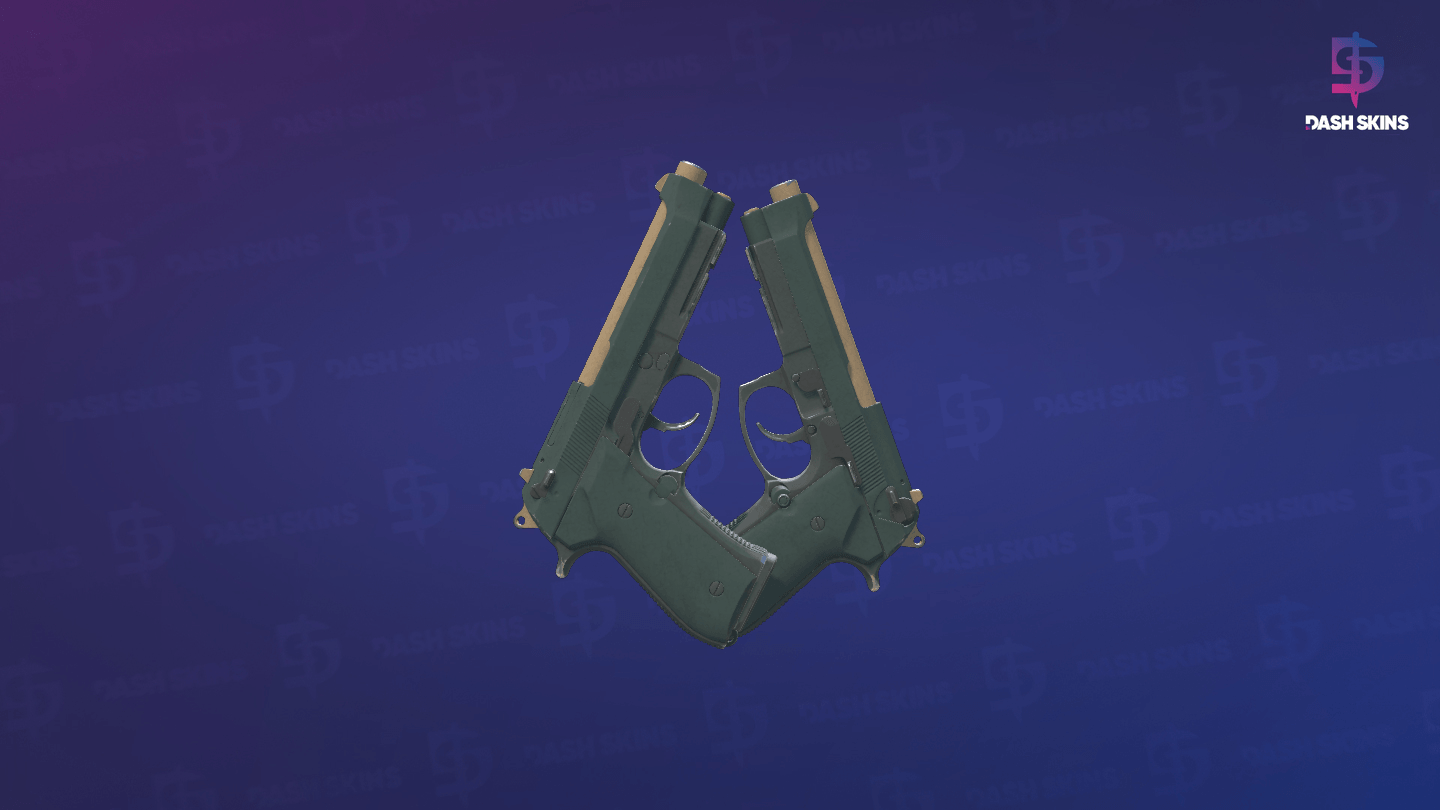 Dual Berettas | Contractor (Field-Tested) - Backside Screenshot
