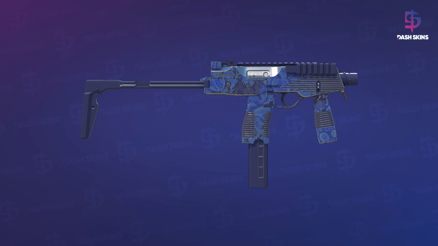 MP9 | Cobalt Paisley (Factory New) - Backside Screenshot