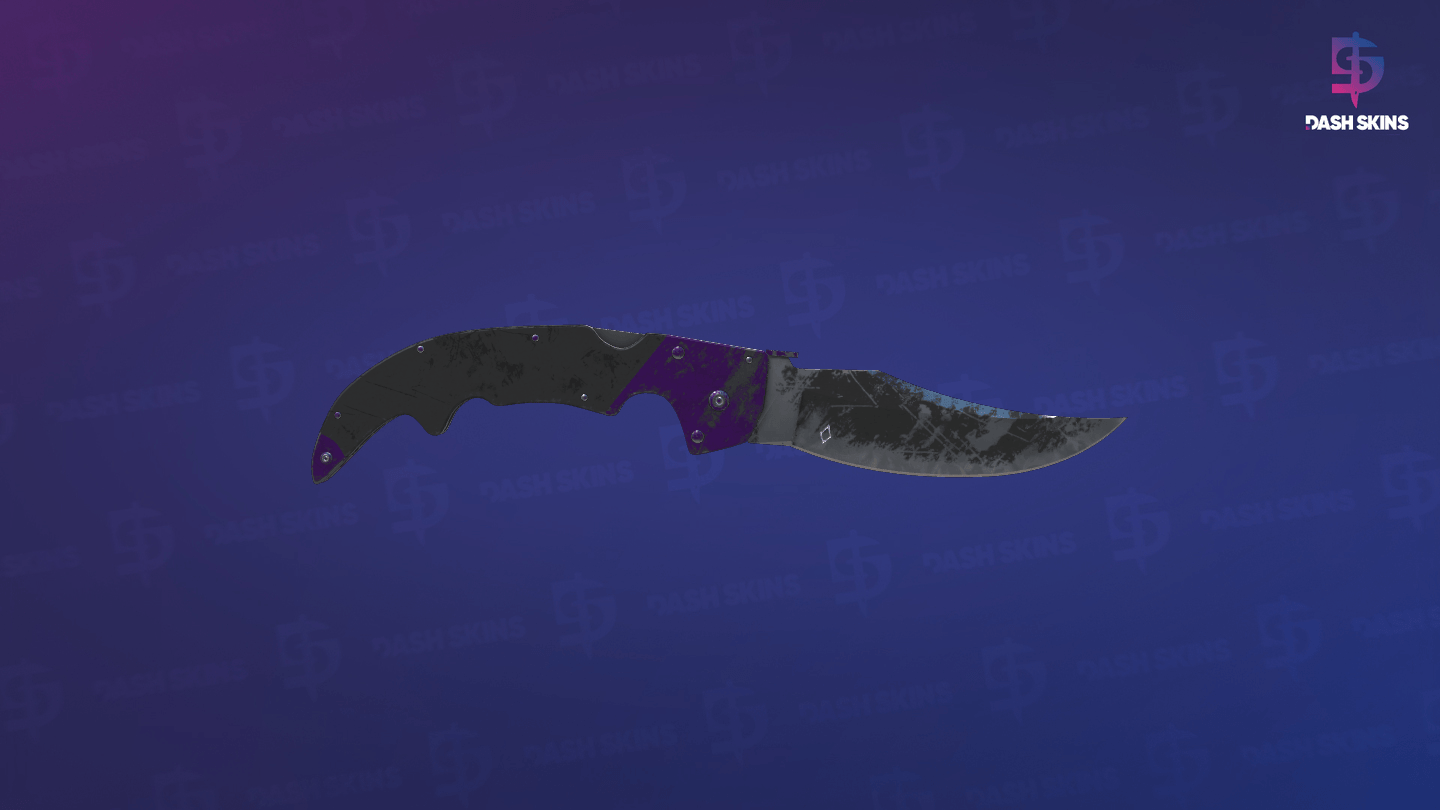 ★ StatTrak™ Falchion Knife | Ultraviolet (Battle-Scarred) - Frontside Screenshot