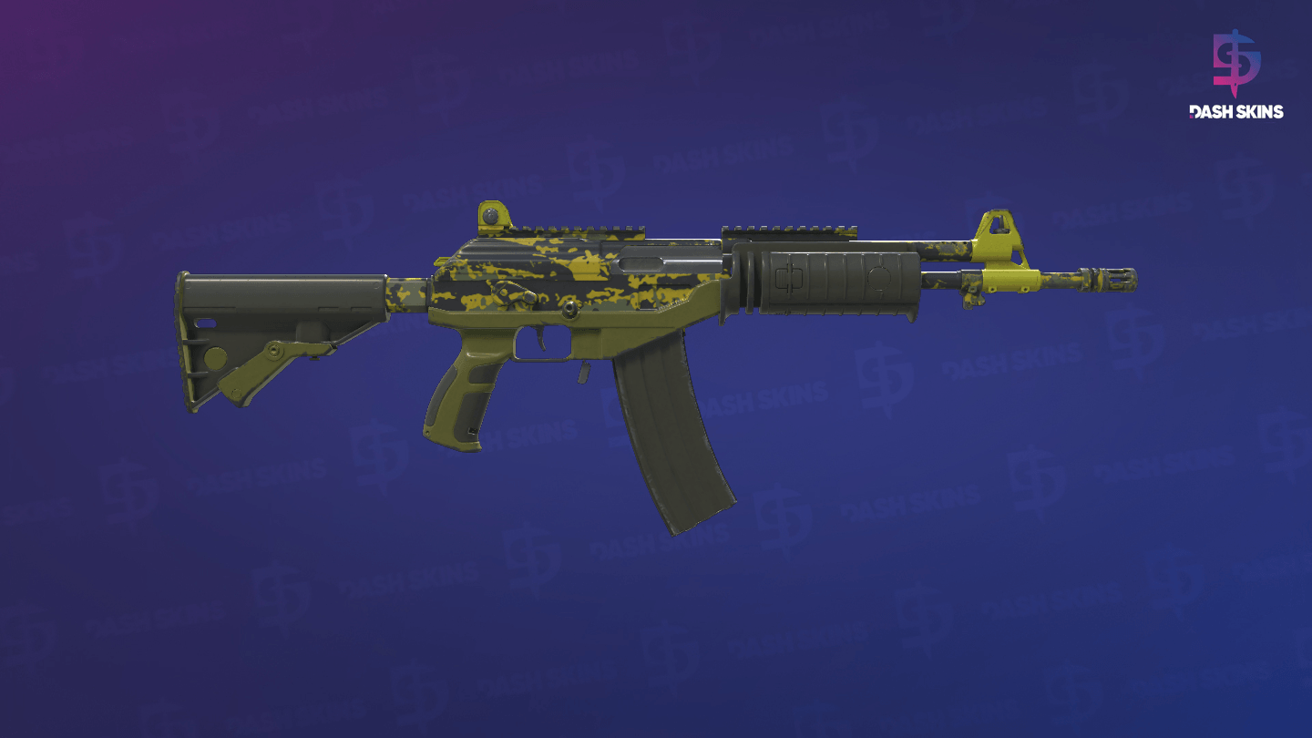 Galil AR | Acid Dart (Field-Tested) - Backside Screenshot