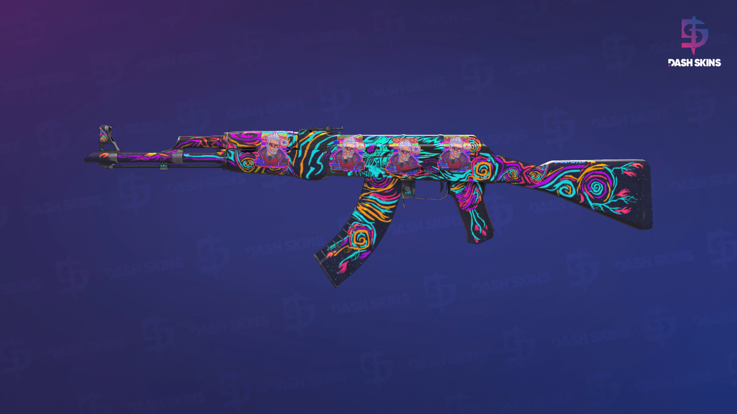 AK-47 | Nightwish (Minimal Wear) - Frontside Screenshot