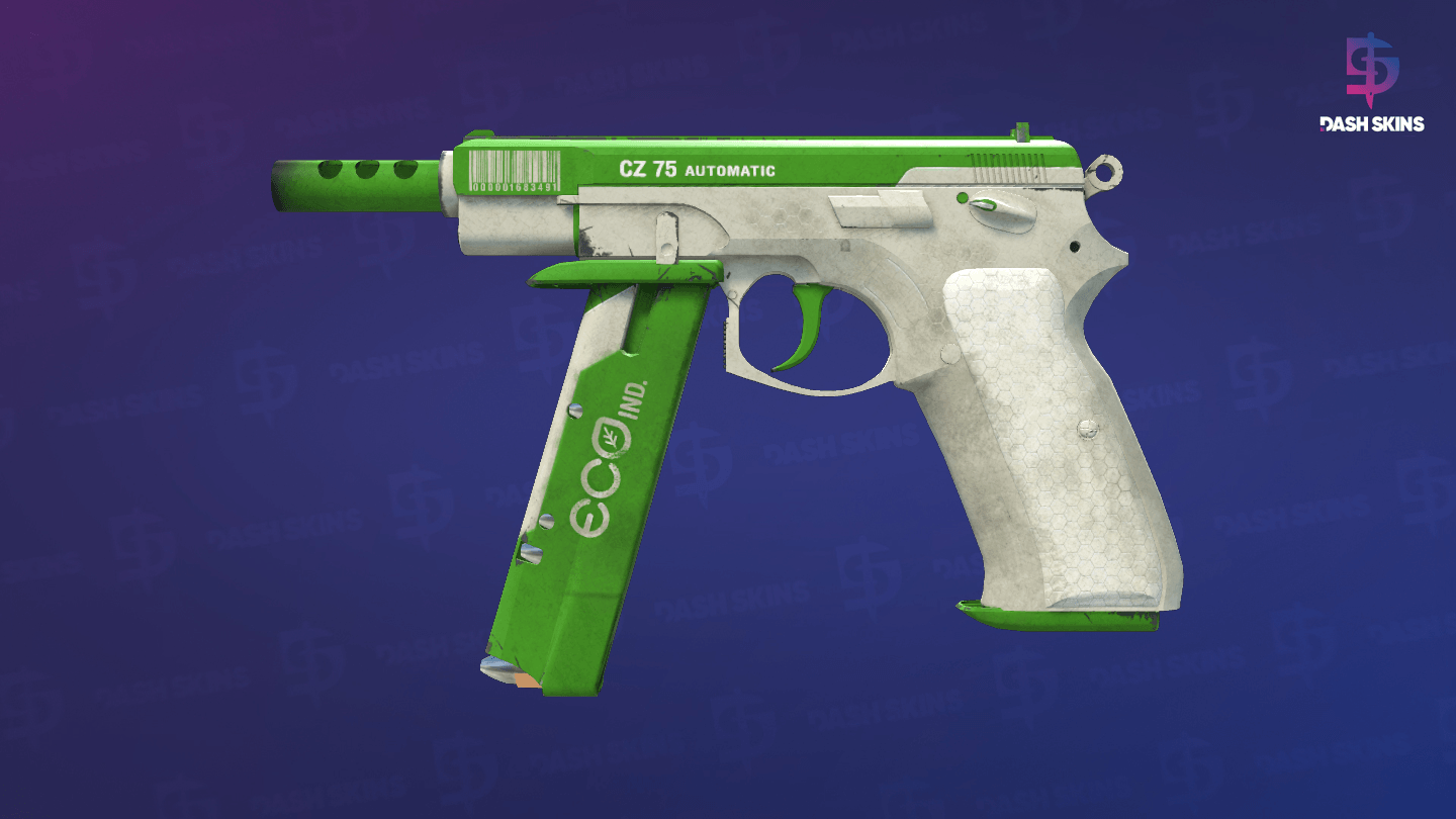 CZ75-Auto | Eco (Well-Worn) - Frontside Screenshot