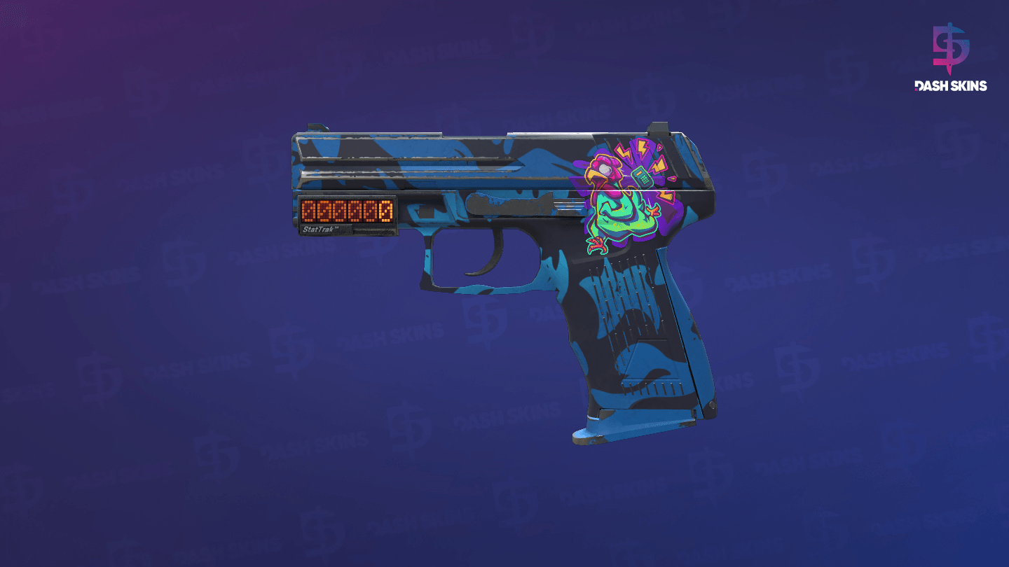 StatTrak™ P2000 | Oceanic (Minimal Wear) - Frontside Screenshot