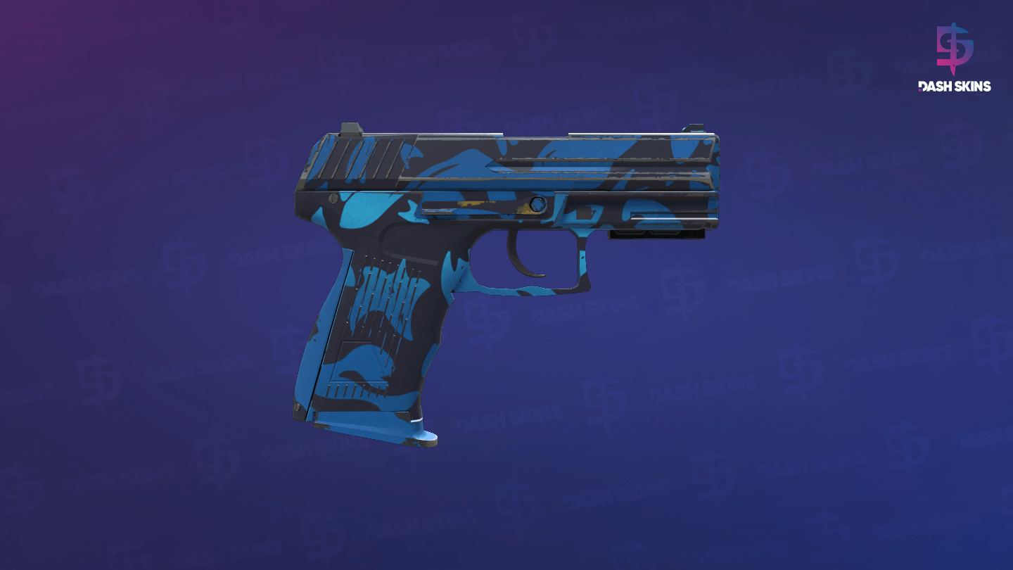 StatTrak™ P2000 | Oceanic (Minimal Wear) - Backside Screenshot