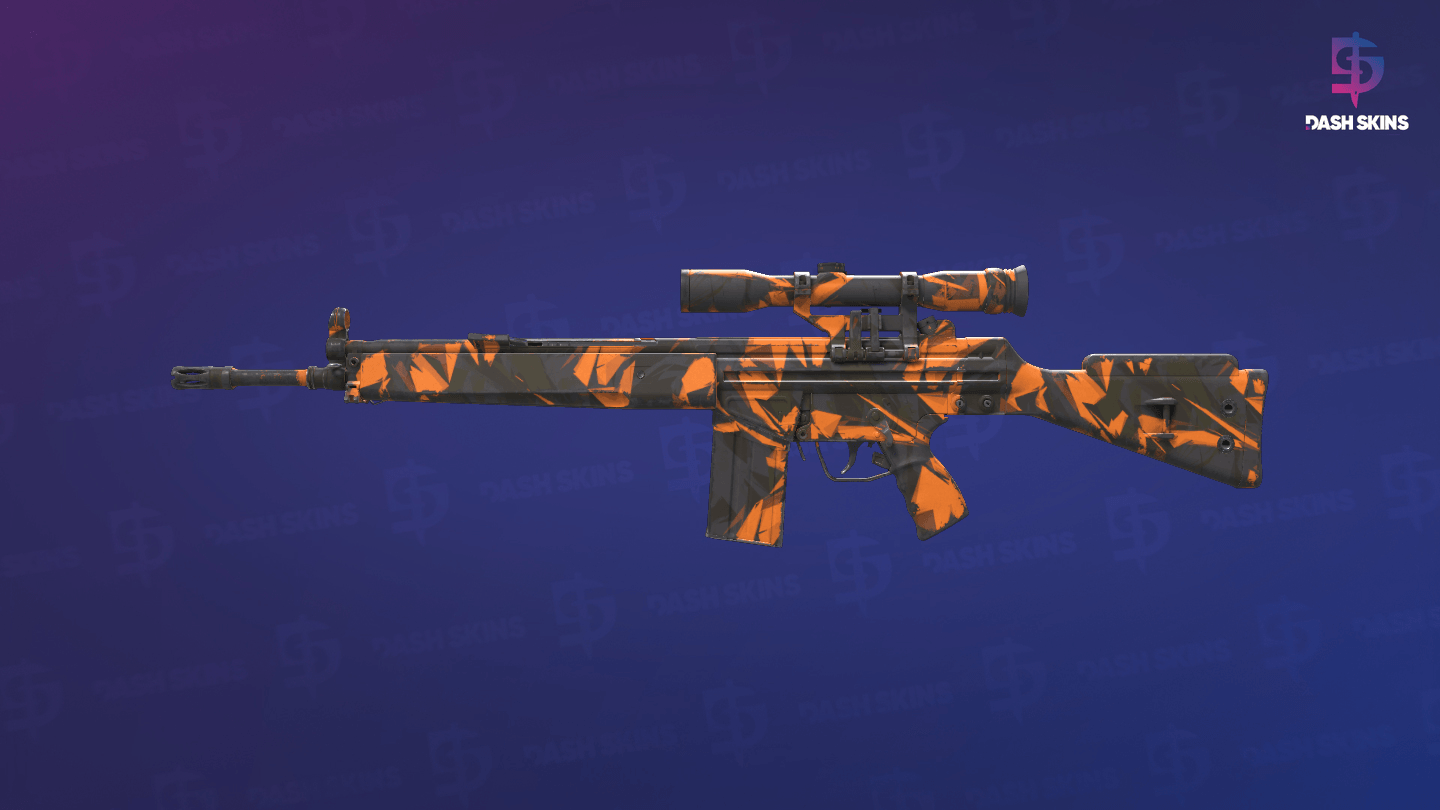 G3SG1 | Orange Crash (Field-Tested) - Frontside Screenshot
