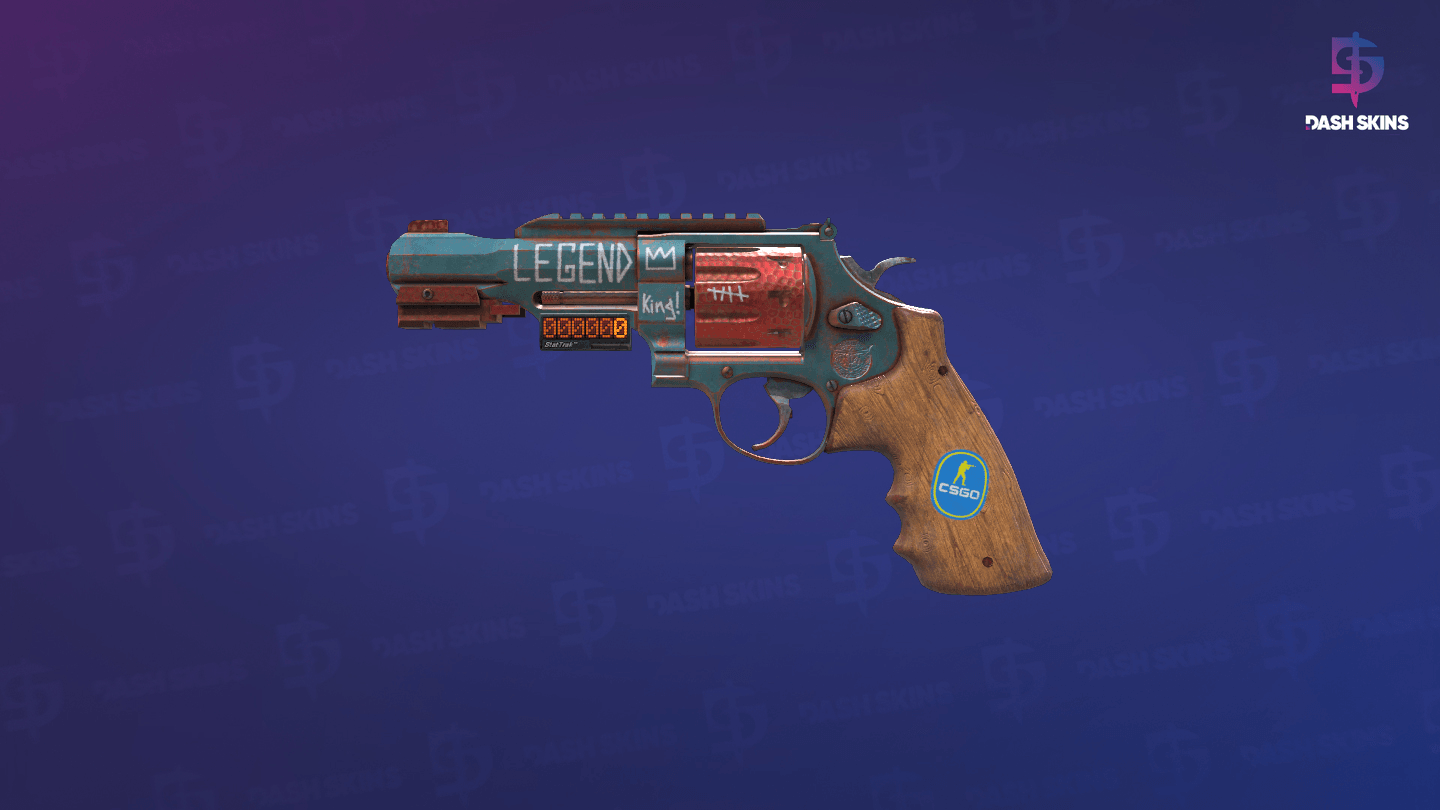 StatTrak™ R8 Revolver | Junk Yard (Factory New) - Frontside Screenshot