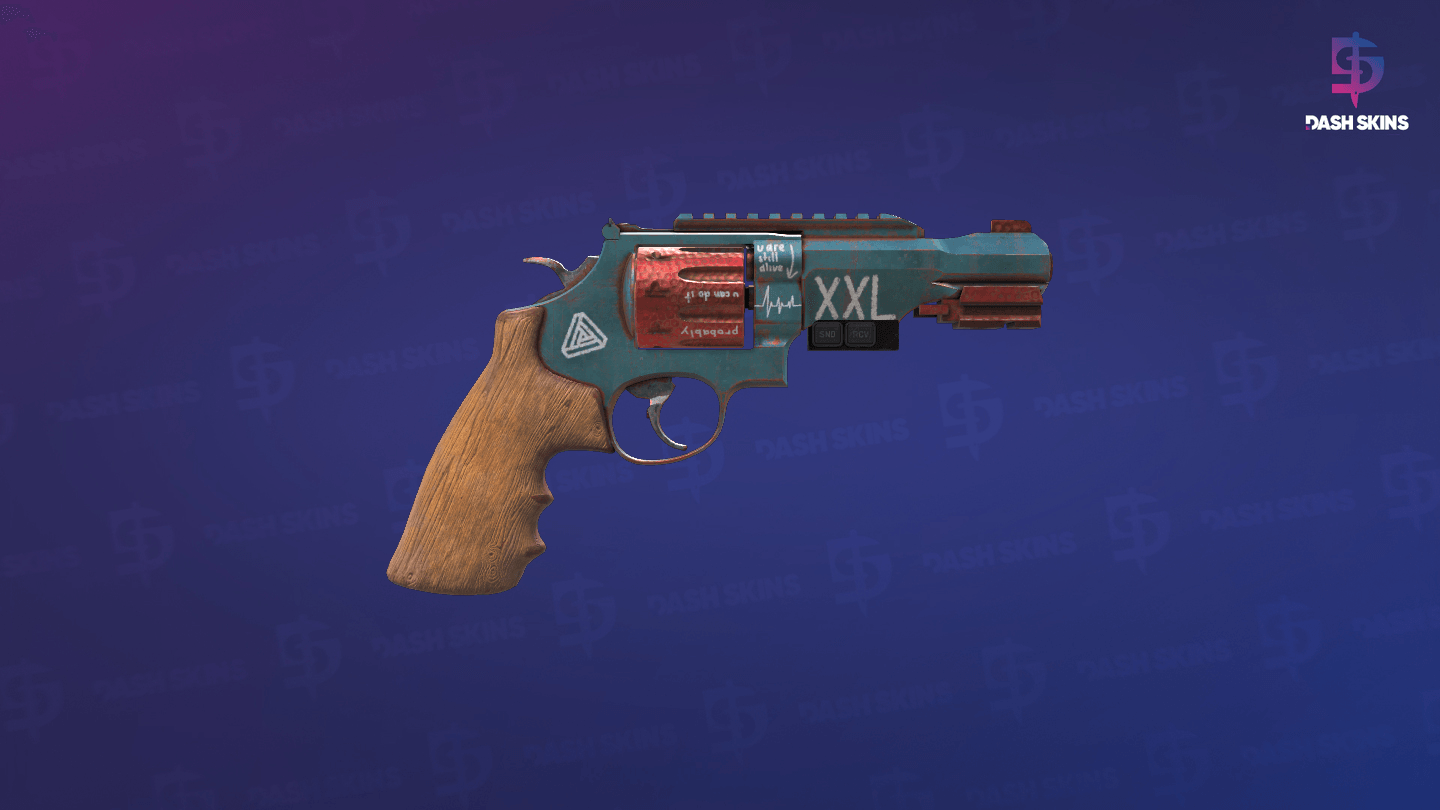 StatTrak™ R8 Revolver | Junk Yard (Factory New) - Backside Screenshot