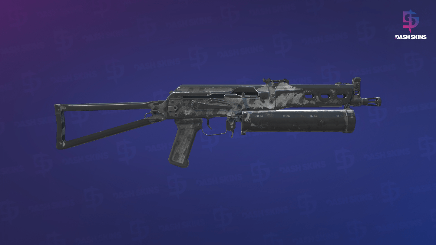 Souvenir PP-Bizon | Urban Dashed (Battle-Scarred) - Backside Screenshot