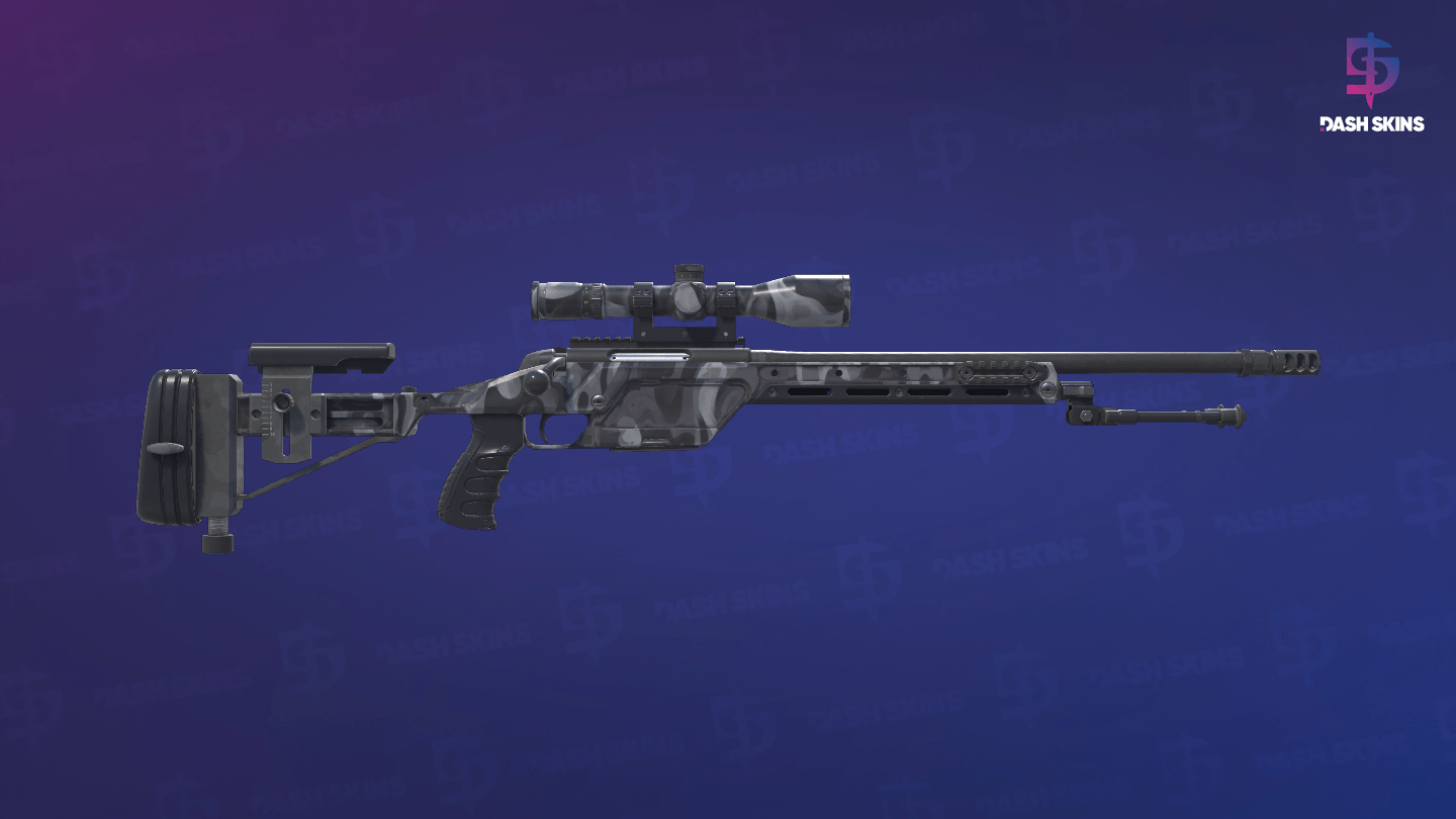 SSG 08 | Grey Smoke (Minimal Wear) - Backside Screenshot