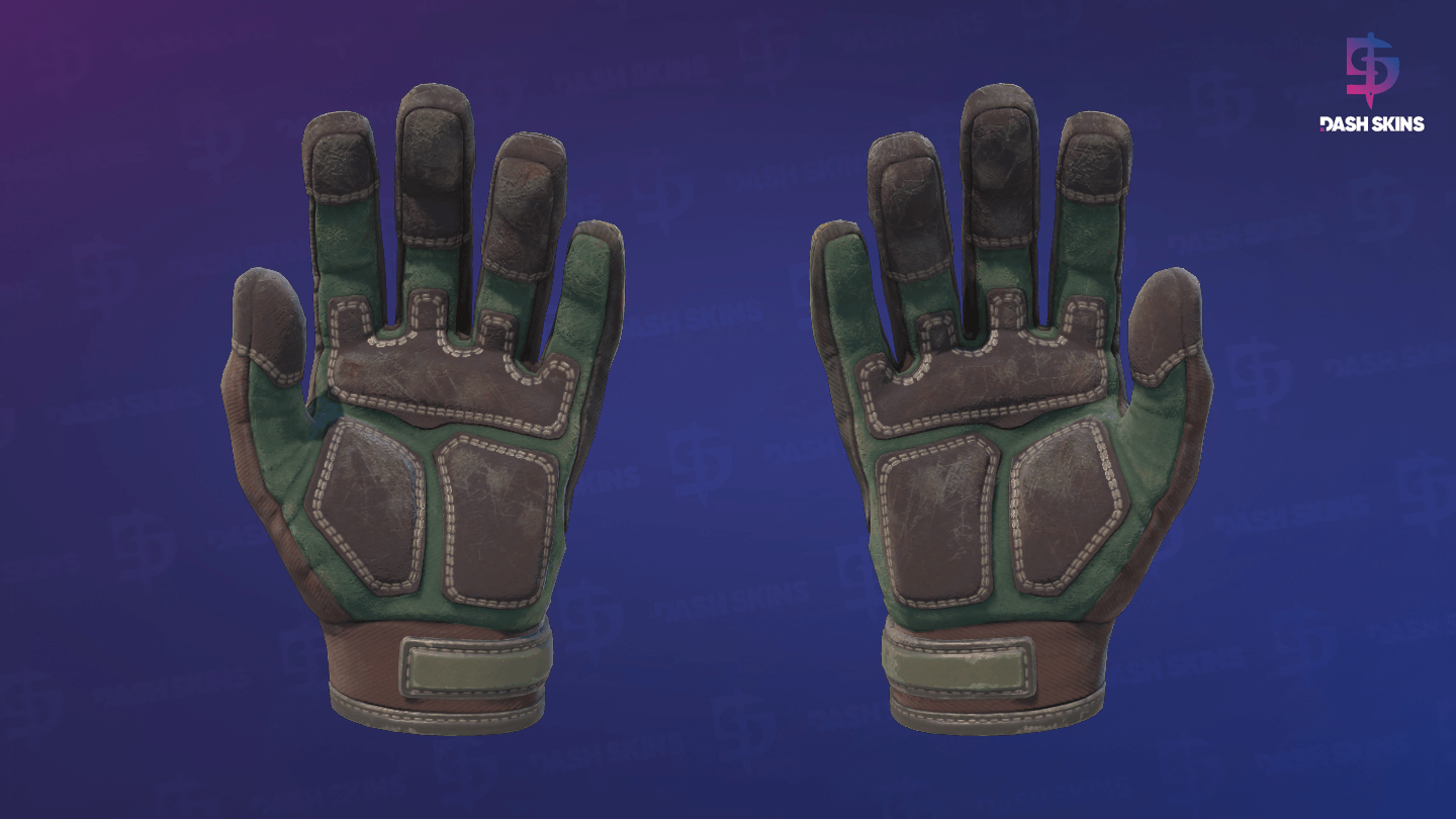 ★ Specialist Gloves | Buckshot (Well-Worn) - Backside Screenshot