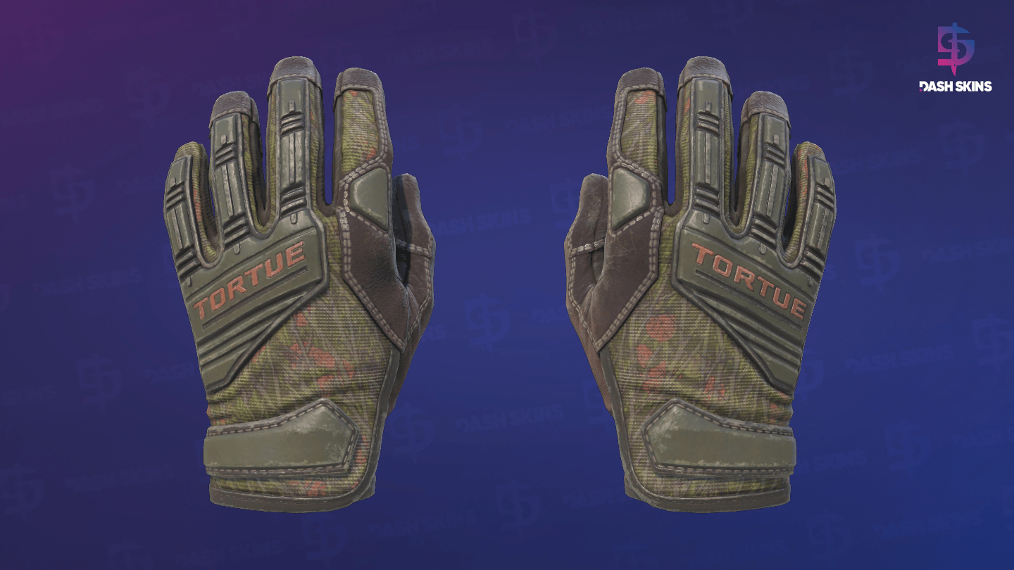 ★ Specialist Gloves | Buckshot (Well-Worn) - Frontside Screenshot