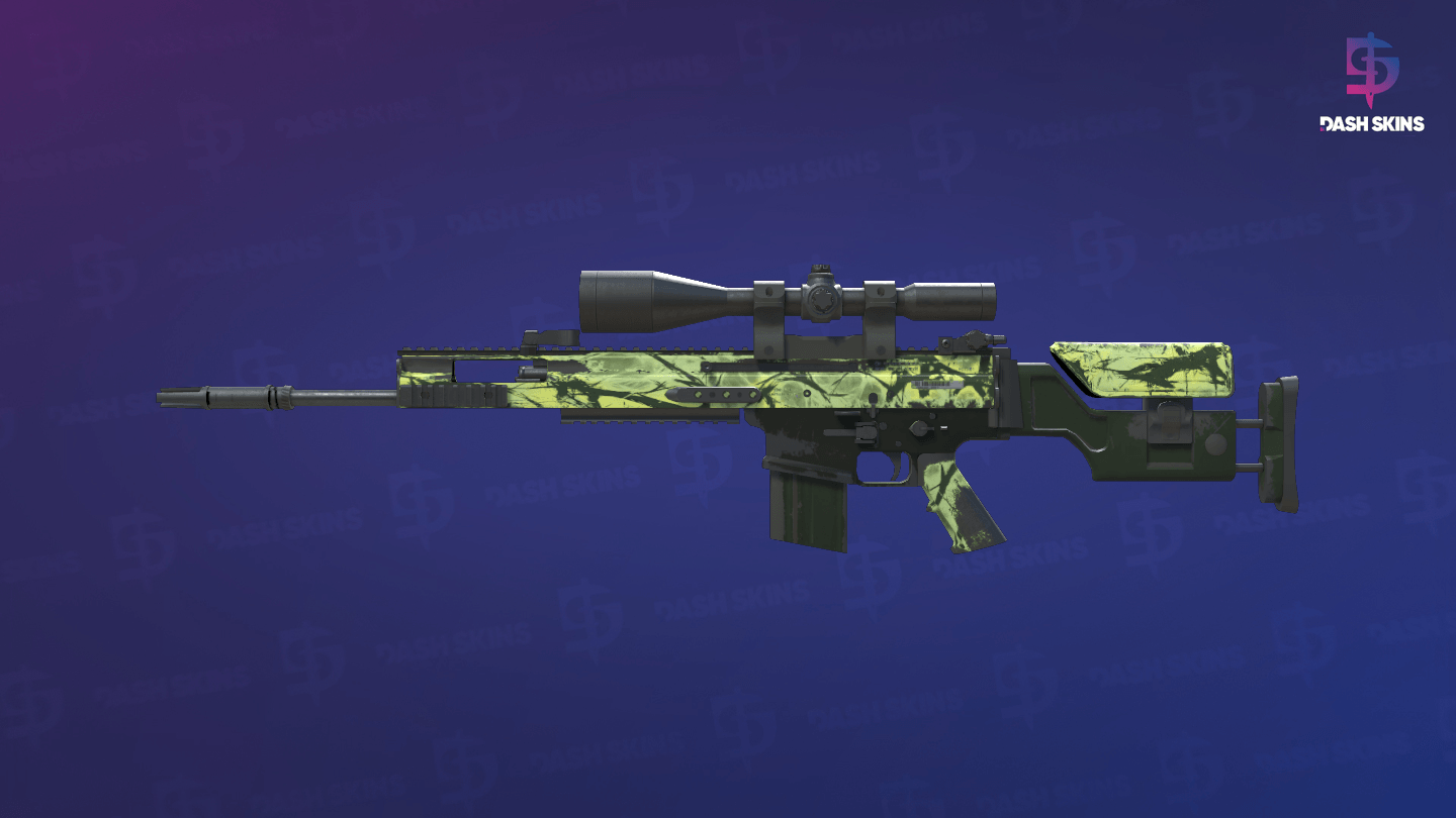 SCAR-20 | Outbreak (Field-Tested) - Frontside Screenshot