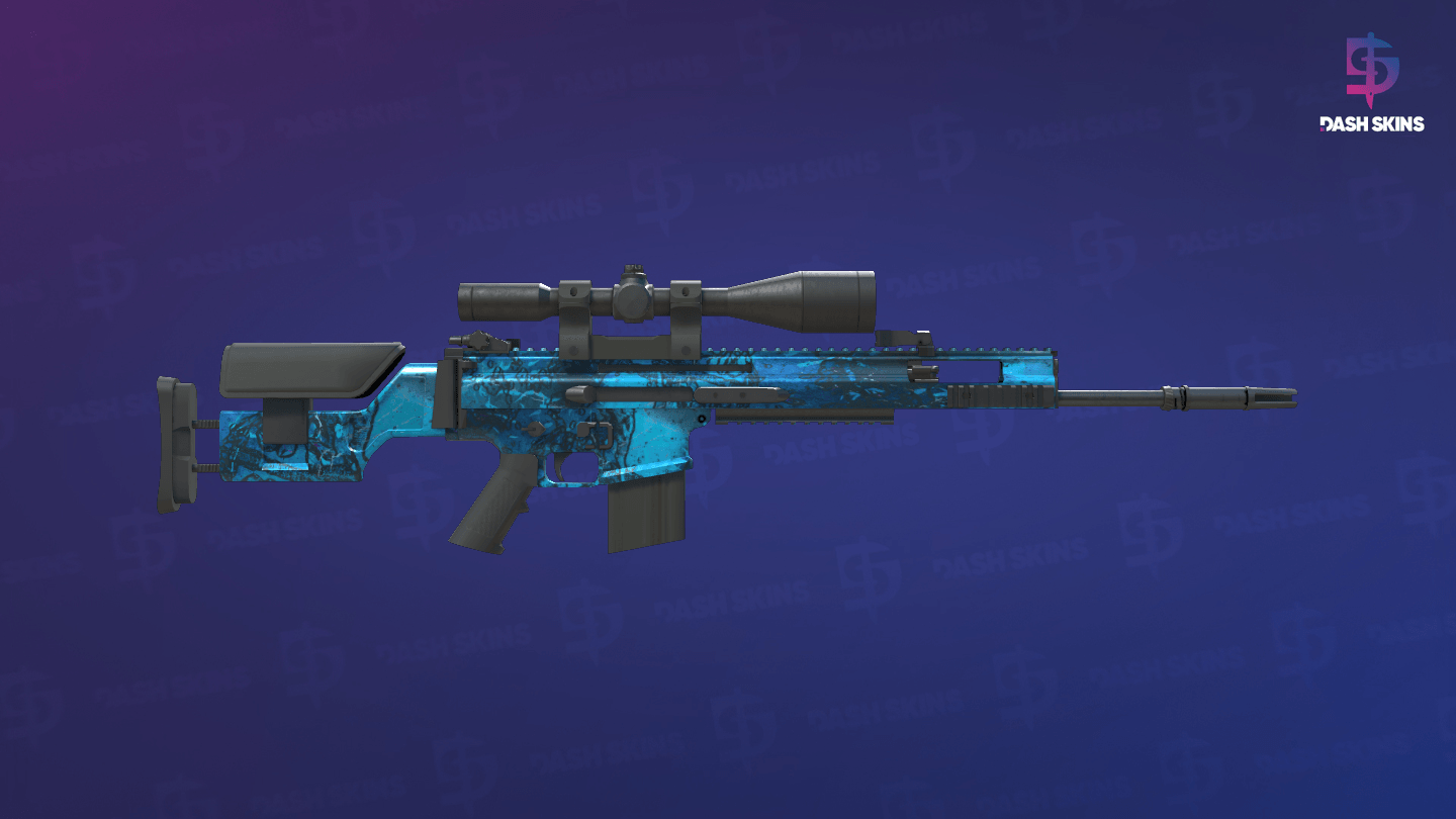 SCAR-20 | Grotto (Field-Tested) - Backside Screenshot