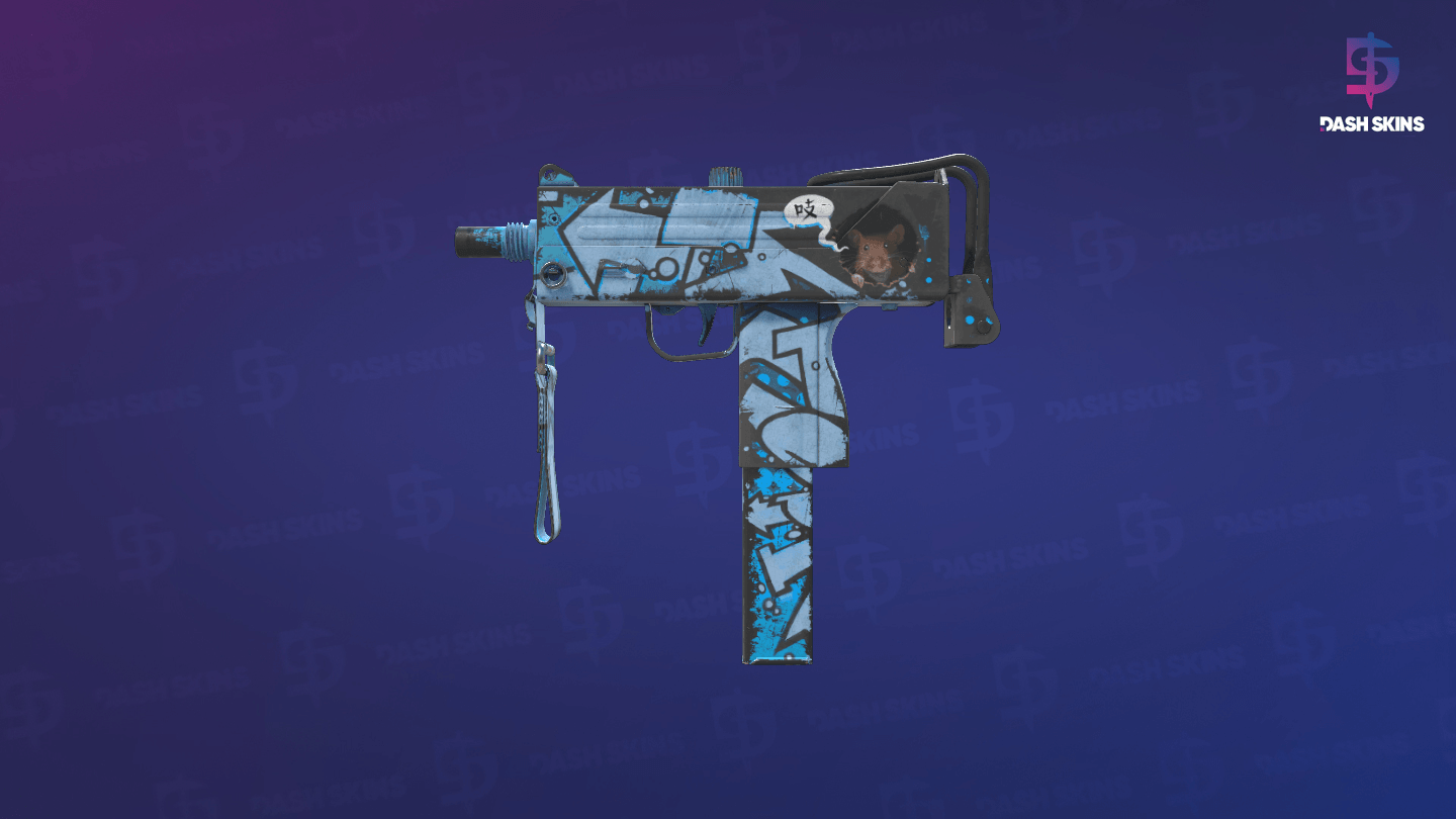 MAC-10 | Pipsqueak (Battle-Scarred) - Frontside Screenshot