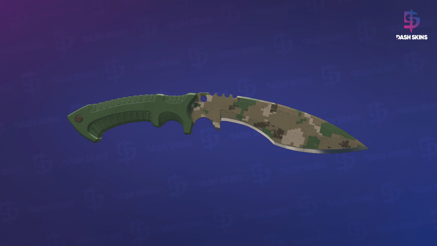 ★ Kukri Knife | Forest DDPAT (Field-Tested) - Frontside Screenshot