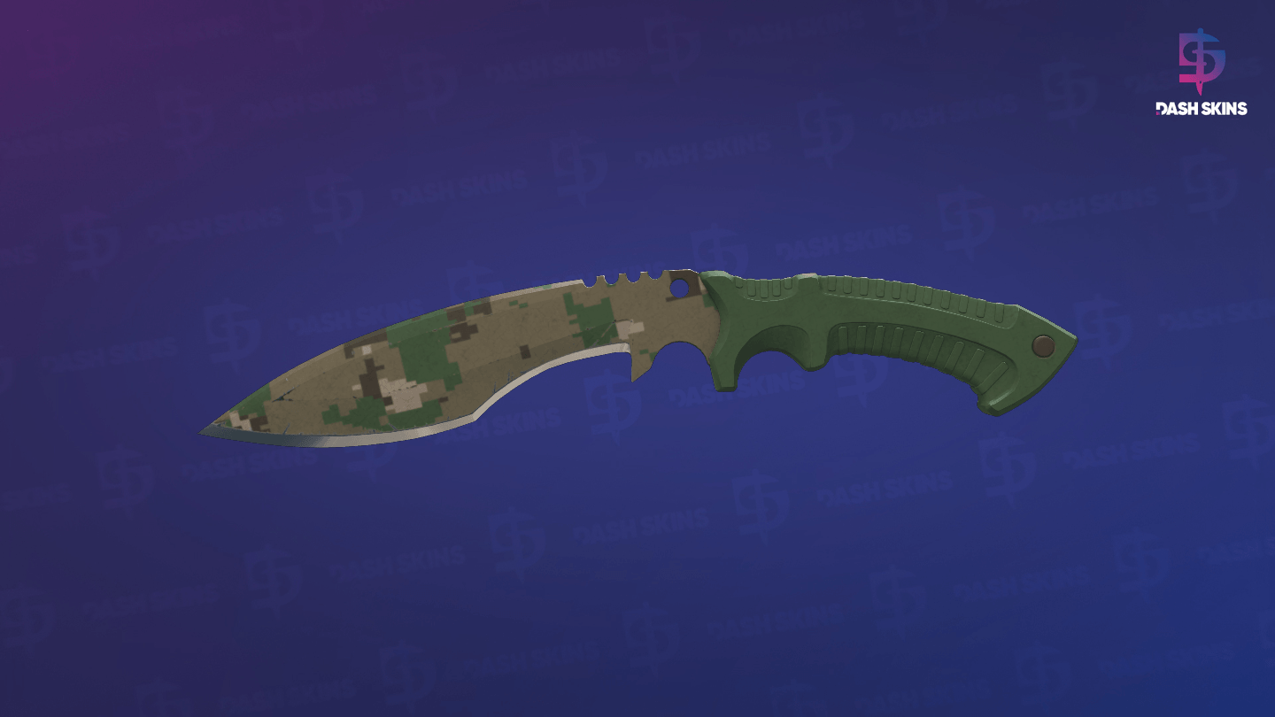 ★ Kukri Knife | Forest DDPAT (Field-Tested) - Backside Screenshot