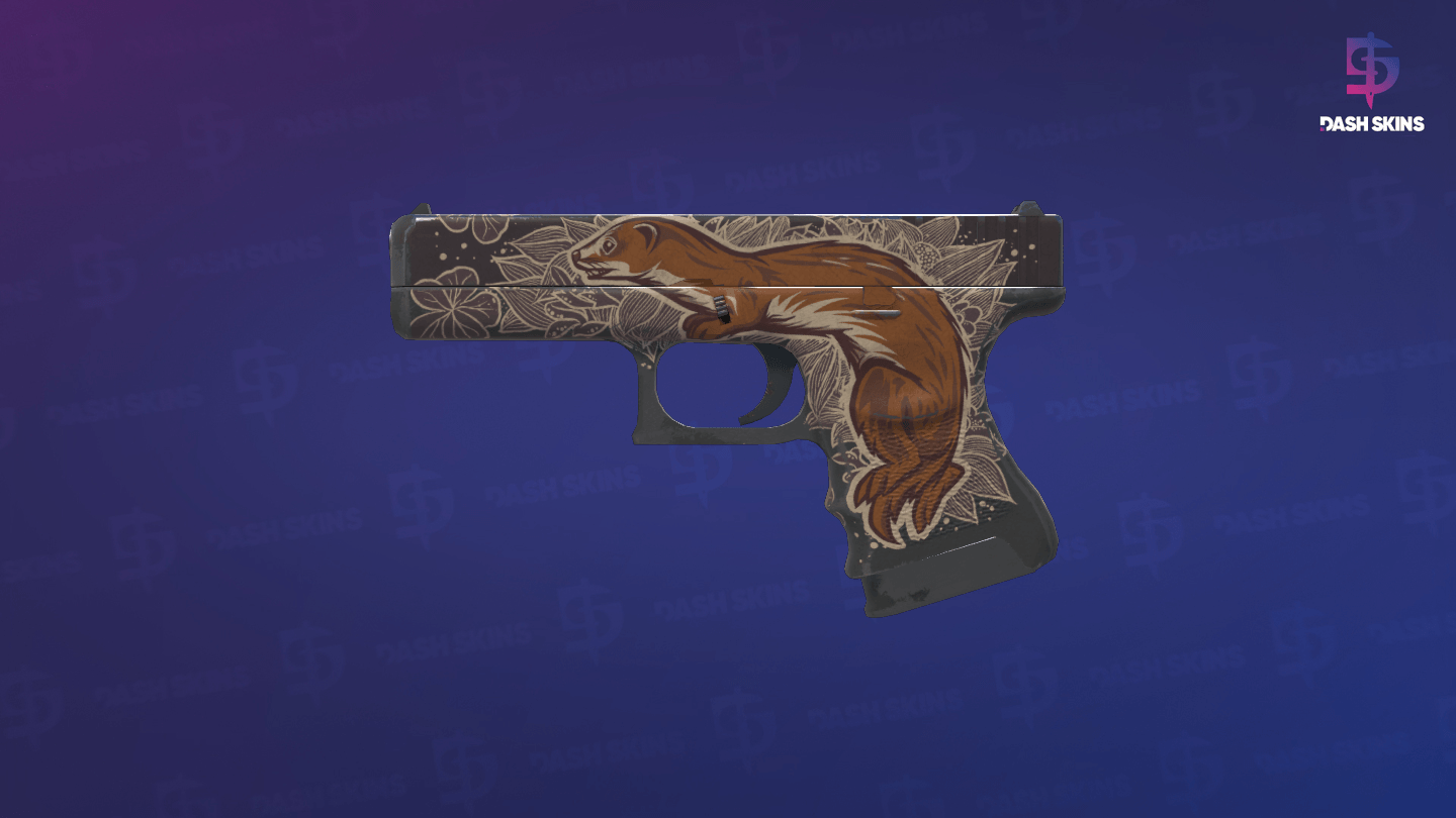 Glock-18 | Weasel (Well-Worn) - Frontside Screenshot
