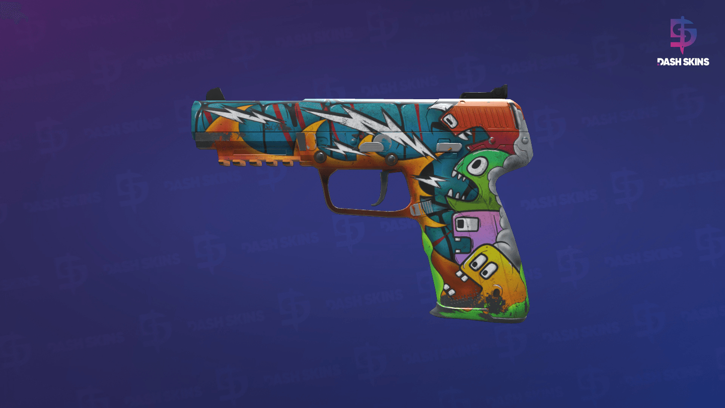 Five-SeveN | Angry Mob (Field-Tested) - Frontside Screenshot
