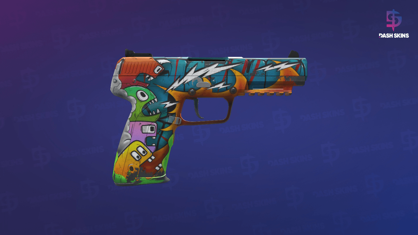Five-SeveN | Angry Mob (Field-Tested) - Backside Screenshot