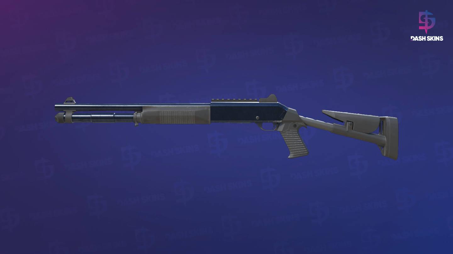 XM1014 | Blue Steel (Well-Worn) - Frontside Screenshot
