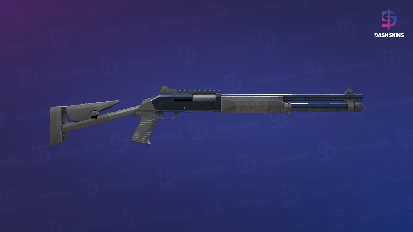 XM1014 | Blue Steel (Well-Worn) - Backside Screenshot
