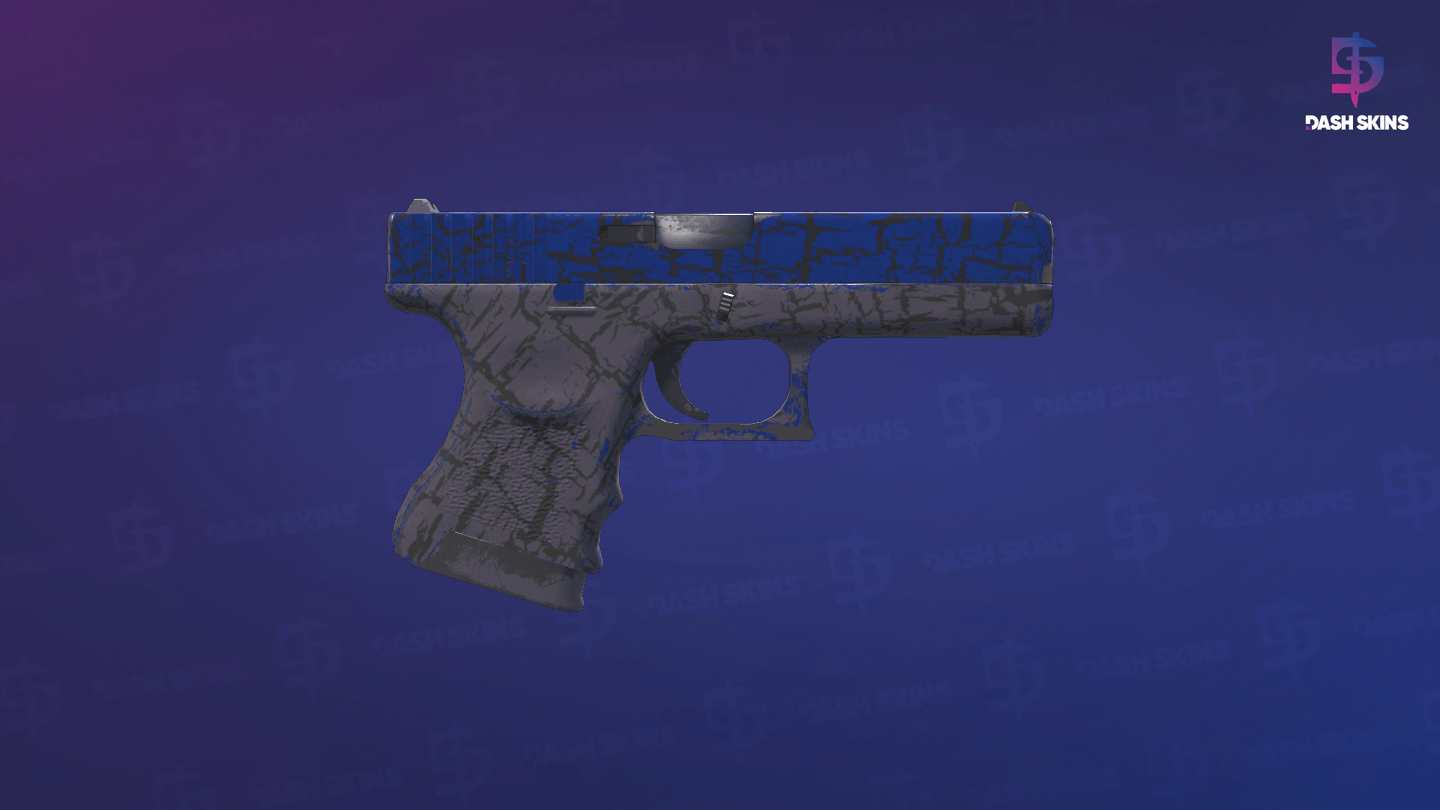 Glock-18 | Blue Fissure (Field-Tested) - Backside Screenshot
