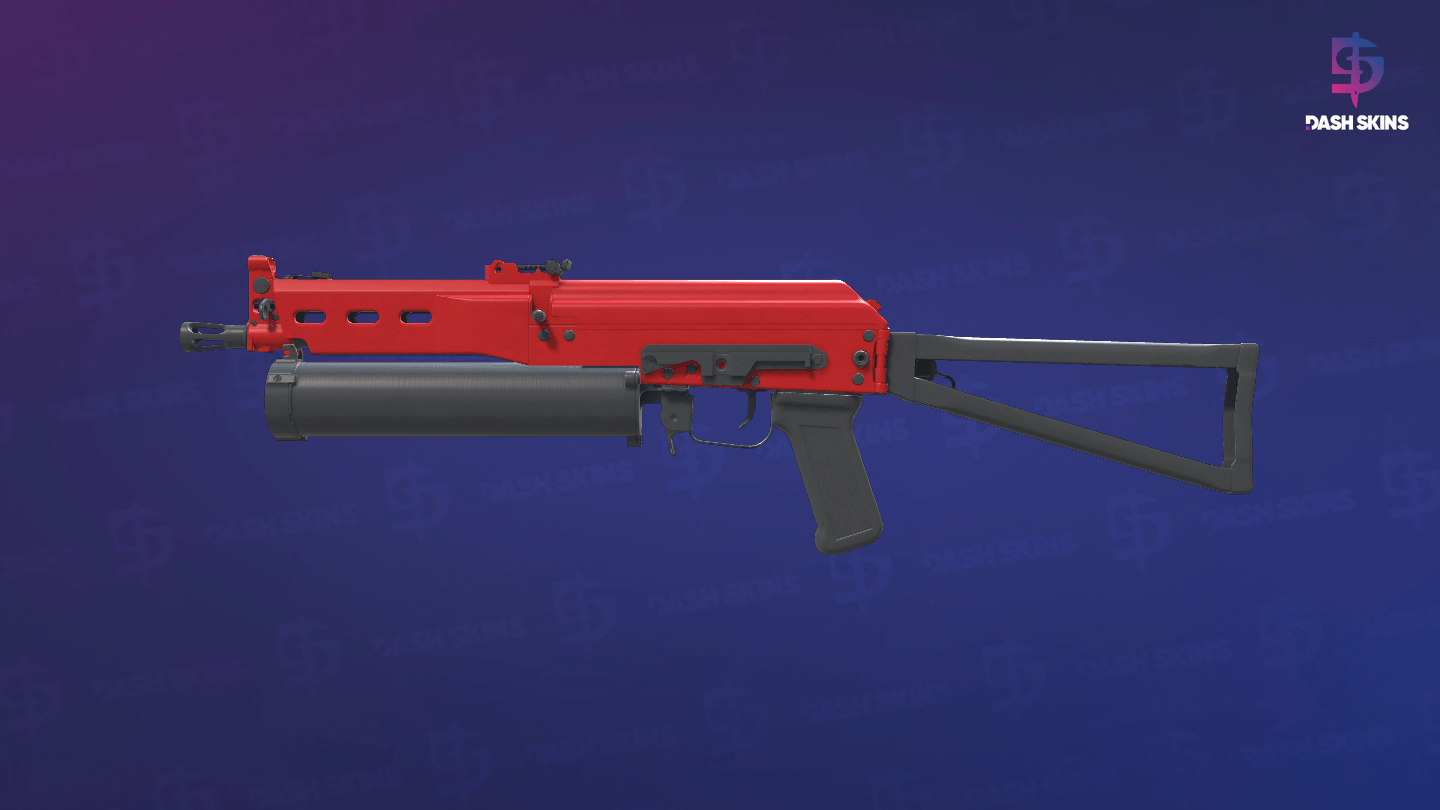 PP-Bizon | Candy Apple (Factory New) - Frontside Screenshot