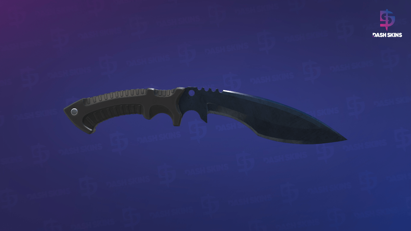 ★ Kukri Knife | Blue Steel (Field-Tested) - Frontside Screenshot