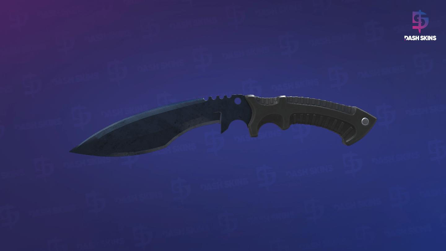 ★ Kukri Knife | Blue Steel (Field-Tested) - Backside Screenshot