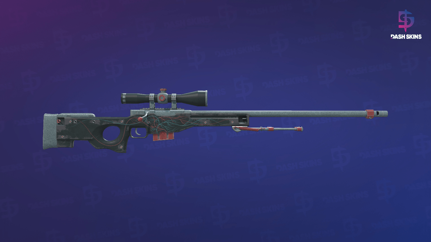 AWP | Capillary (Field-Tested) - Backside Screenshot