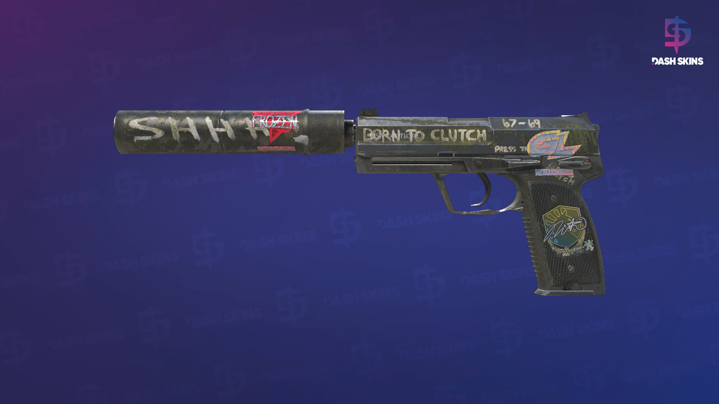 USP-S | Flashback (Battle-Scarred) - Frontside Screenshot