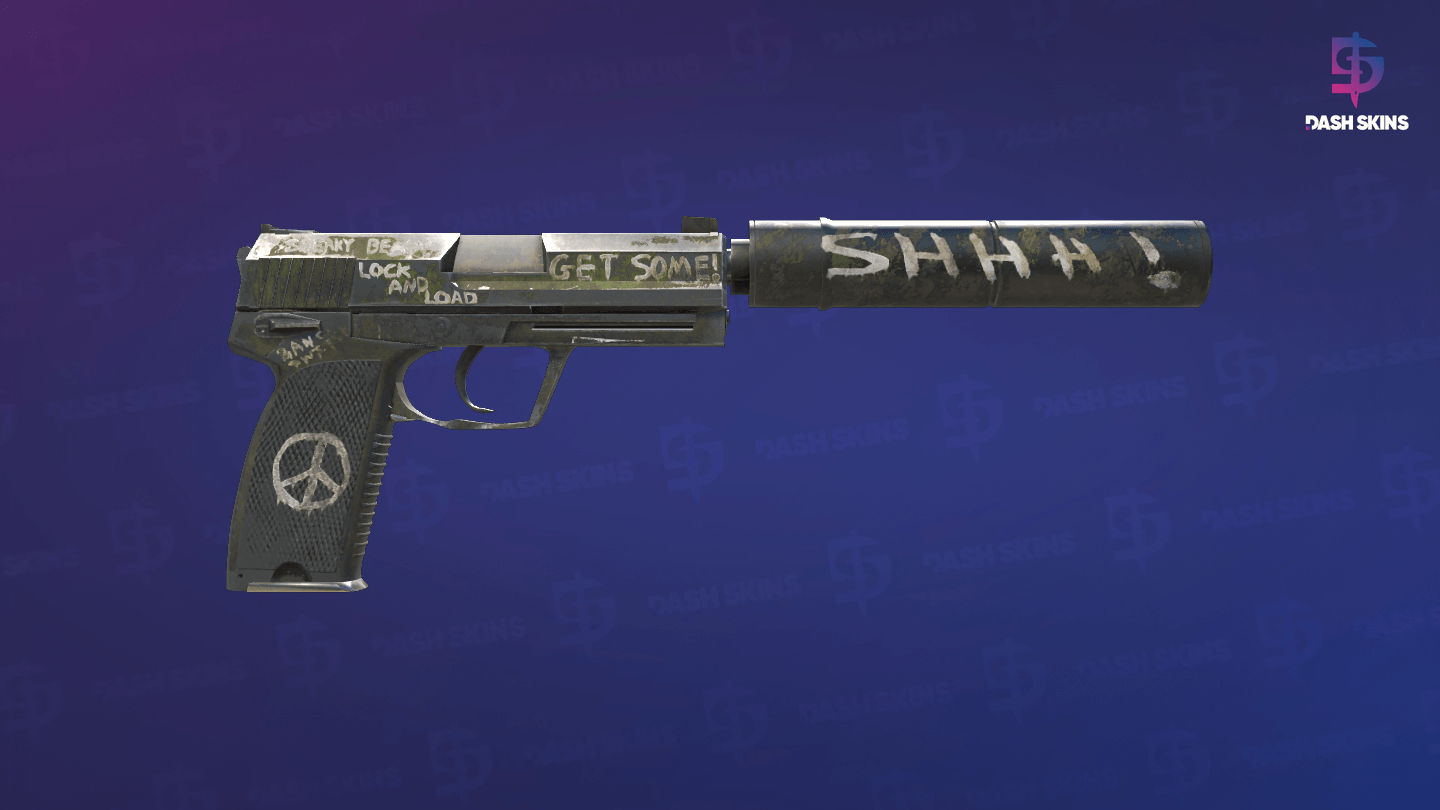 USP-S | Flashback (Battle-Scarred) - Backside Screenshot